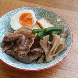 甘酒でお肉柔らか！肉豆腐